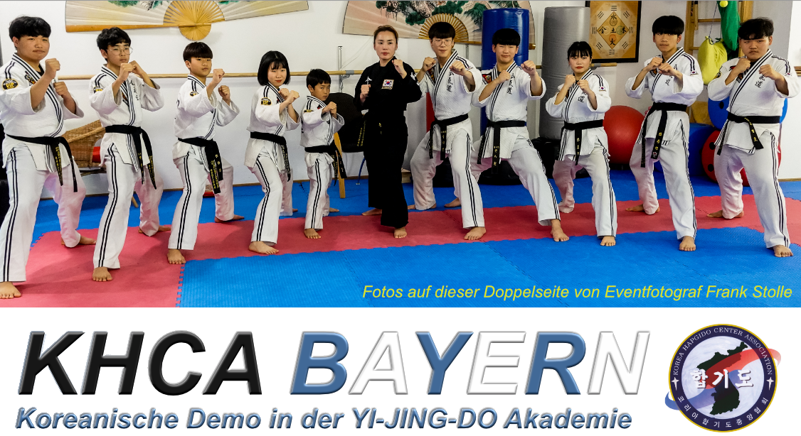 KHCA Bayern, Koreanische Demo in der YI-JING-DO Akademie von Uwe Wischhöfer