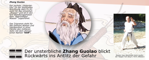 Zhang Guolao blickt R&uuml;ckw&auml;rts ins Antlitz der Gefahr